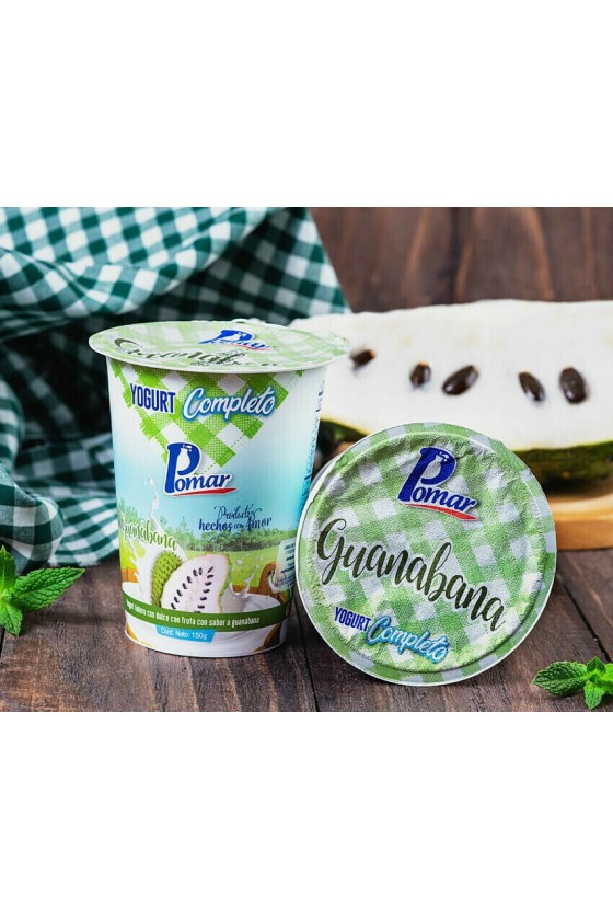 Pomar Guanábana Complete Yogurt - Glass 150g
