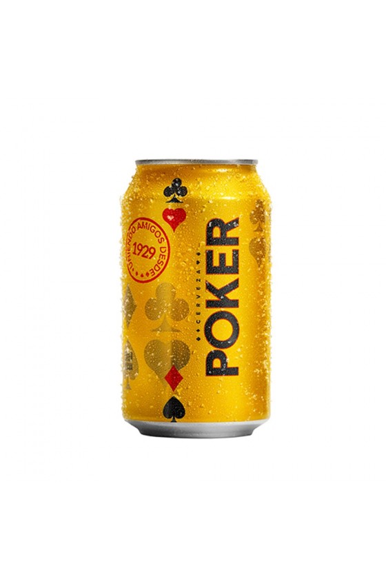 Poker Beer Can X355Ml