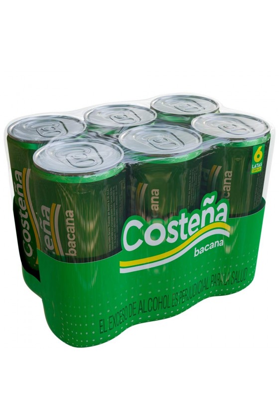 Costeña Bacana beer can x 6 und x 269ml each